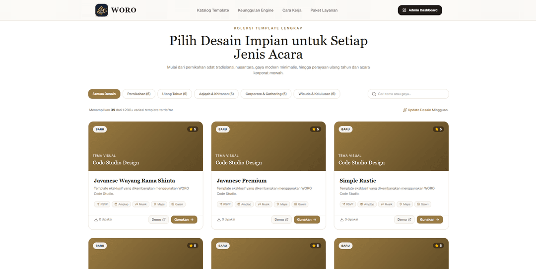 WORO - Digital Invitation